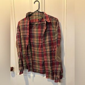 Vintage Rugby Ralph Lauren plaid button down top